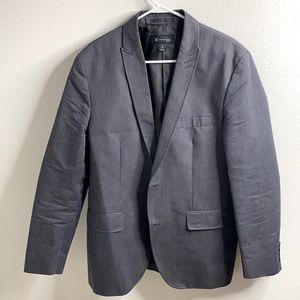 Grey/blue ish suit